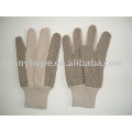 PVC dotted glove for construction